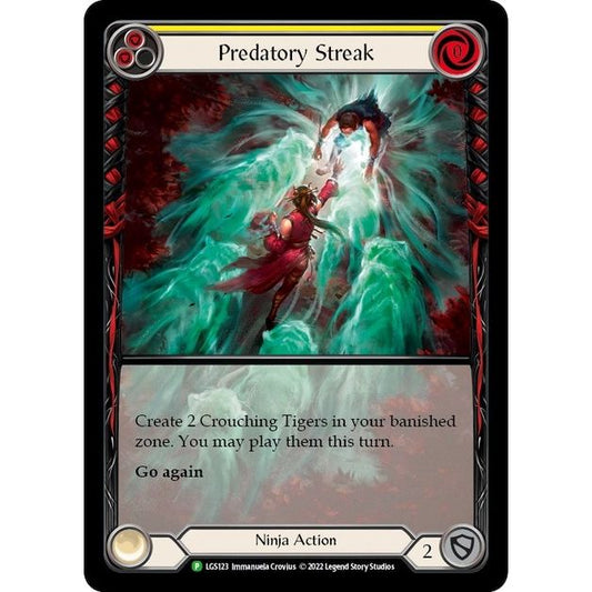 Image for Predatory Streak (Yellow) - LGS123 (LGS123) (PR) - Flesh and Blood TCG