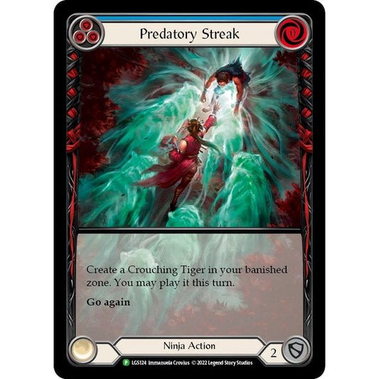 Image for Predatory Streak (Blue) - LGS124 (LGS124) (PR) - Flesh and Blood TCG