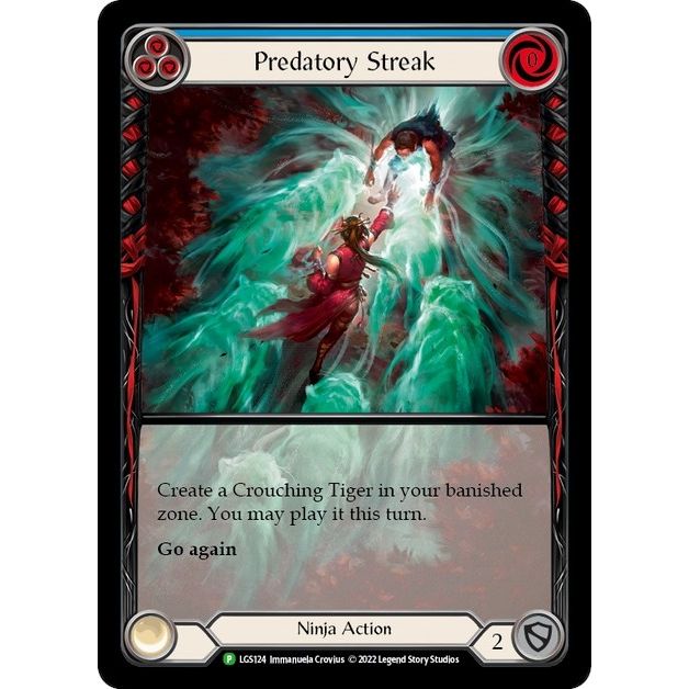 Image for Predatory Streak (Blue) - LGS124 (LGS124) (PR) - Flesh and Blood TCG
