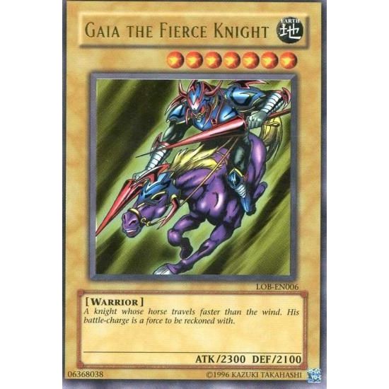 Image for Gaia The Fierce Knight (LOB-EN006) (LOB-EN) - YuGiOh