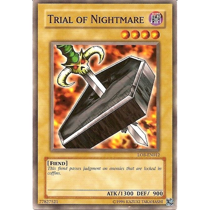Image for Trial of Nightmare (LOB-EN012) (LOB-EN) - YuGiOh