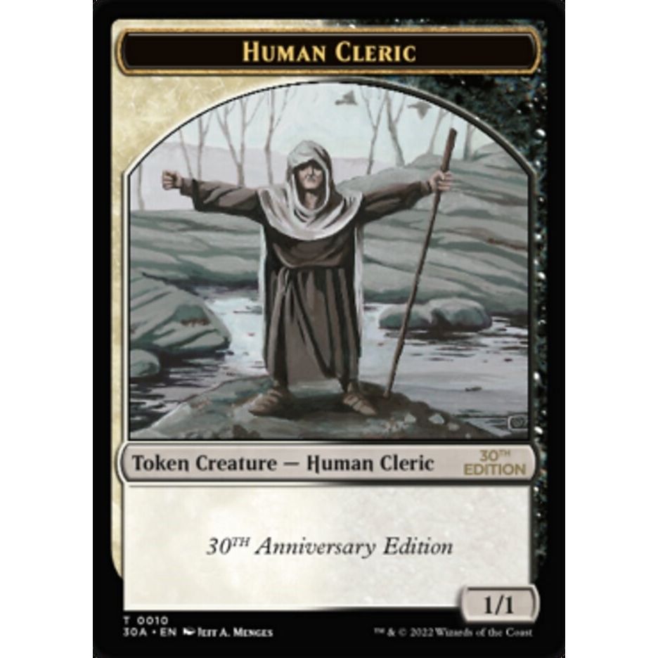 Image for Human Cleric Token (10) (30A) - Magic: The Gathering