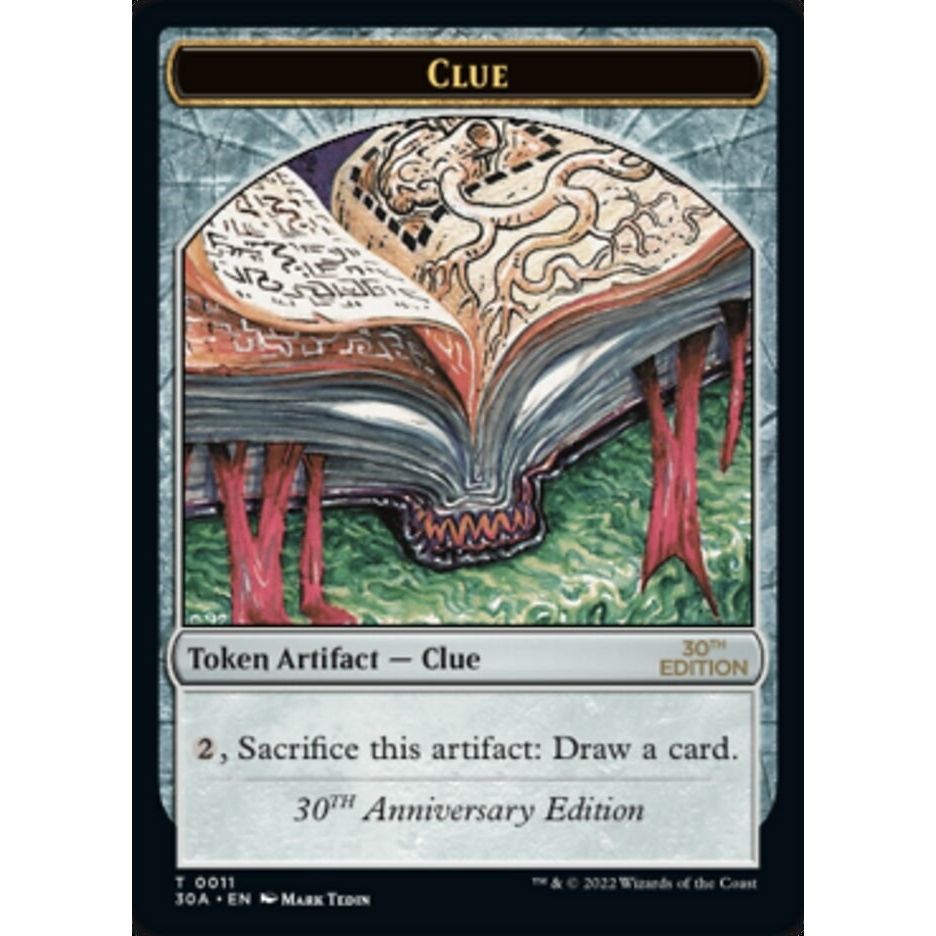 Image for Clue (0011) Token (11) (30A) - Magic: The Gathering