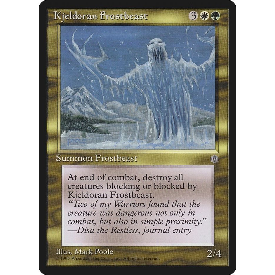 Image for Kjeldoran Frostbeast (ICE) - Magic: The Gathering