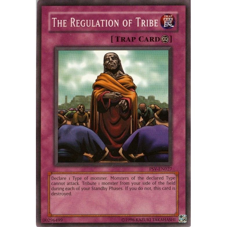 Image for The Regulation of Tribe (PSV-EN027) (PSV-EN) - YuGiOh