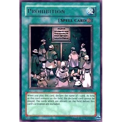 Image for Prohibition (PSV-EN039) (PSV-EN) - YuGiOh