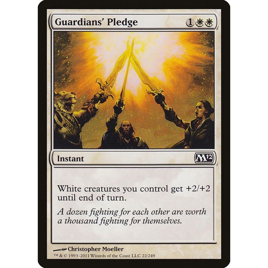 Image for Guardians' Pledge (22) (M12) - Magic: The Gathering