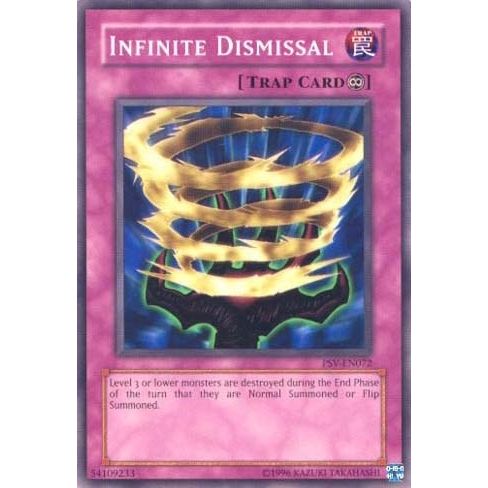 Image for Infinite Dismissal (PSV-EN072) (PSV-EN) - YuGiOh