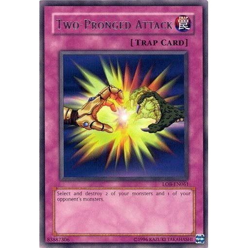 Image for Two-Pronged Attack (LOB-EN061) (LOB-EN) - YuGiOh
