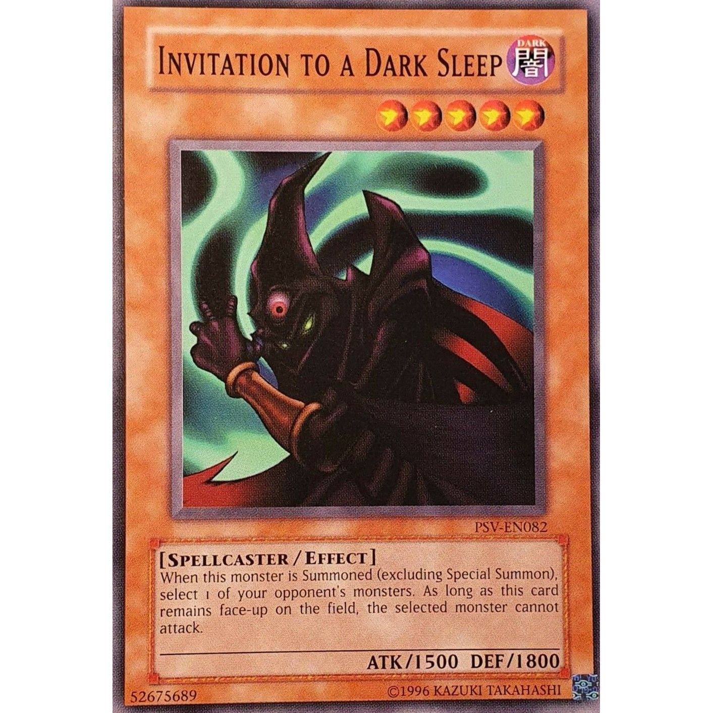 Image for Invitation to a Dark Sleep (PSV-EN082) (PSV-EN) - YuGiOh