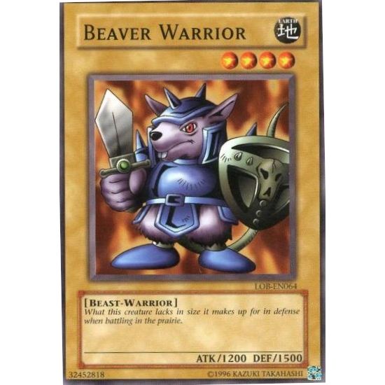 Image for Beaver Warrior (LOB-EN064) (LOB-EN) - YuGiOh