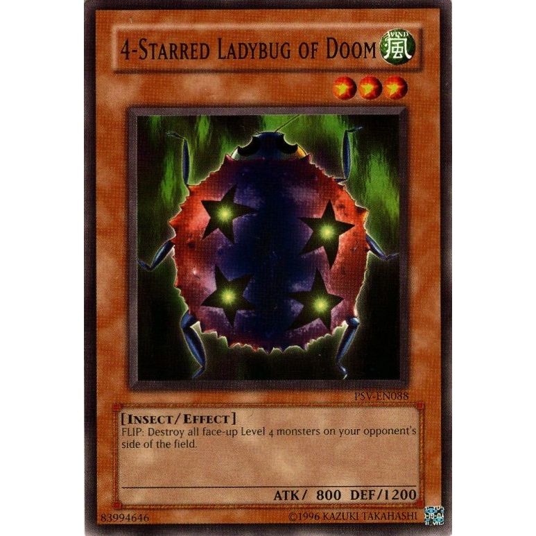 Image for 4-Starred Ladybug of Doom (PSV-EN088) (PSV-EN) - YuGiOh