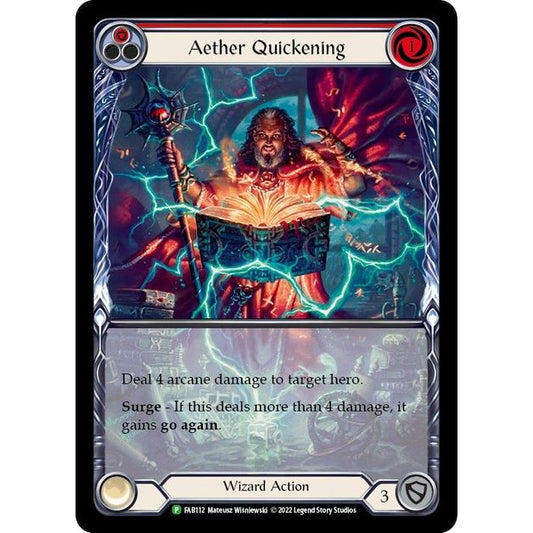 Image for Aether Quickening (Red) - FAB112 (FAB112) (PR) - Flesh and Blood TCG