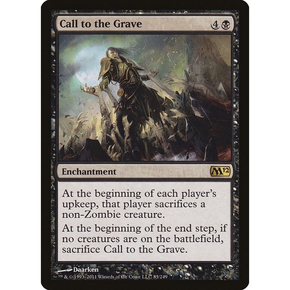 Image for Call to the Grave (85) (M12) - Magic: The Gathering