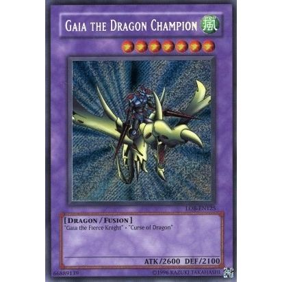 Image for Gaia the Dragon Champion (LOB-EN125) (LOB-EN) - YuGiOh