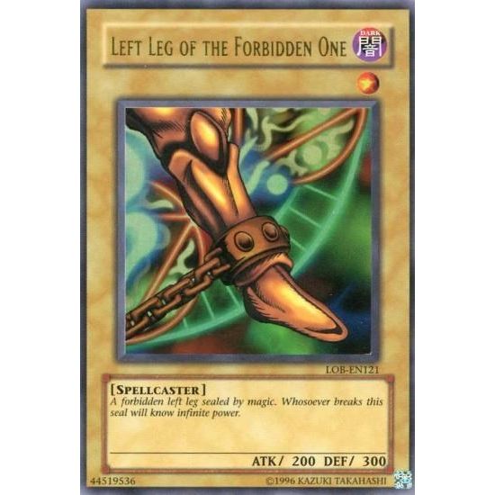 Image for Left Leg of the Forbidden One (LOB-EN121) (LOB-EN) - YuGiOh
