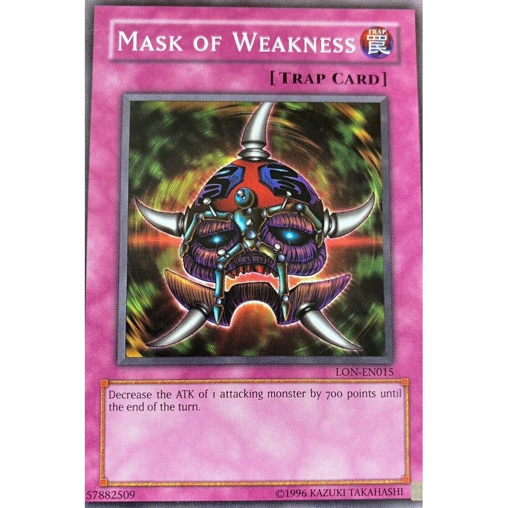 Image for Mask of Weakness (LON-EN015) (LON-EN) - YuGiOh