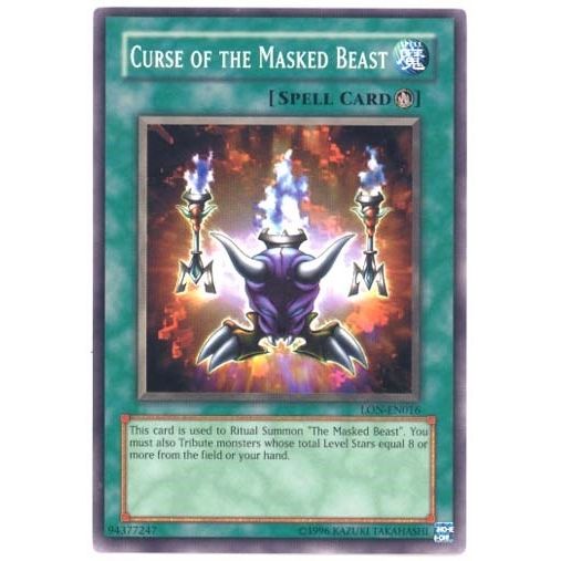 Image for Curse of the Masked Beast (LON-EN016) (LON-EN) - YuGiOh
