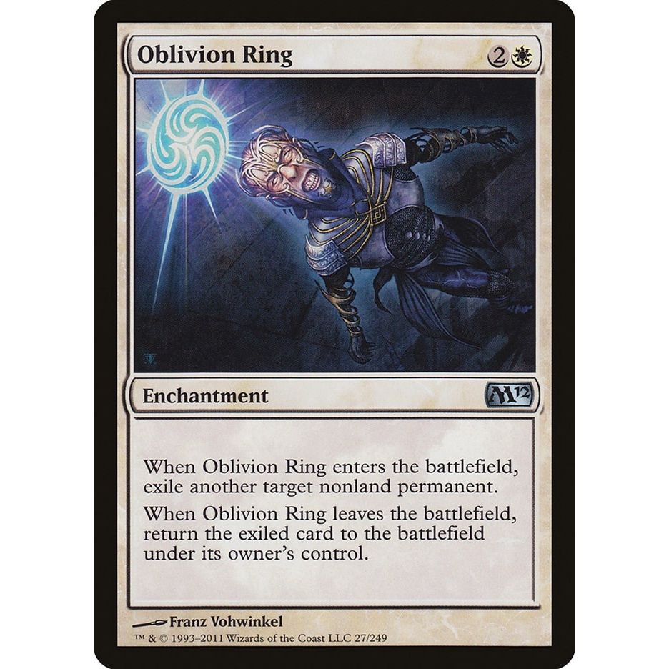 Image for Oblivion Ring (27) (M12) - Magic: The Gathering