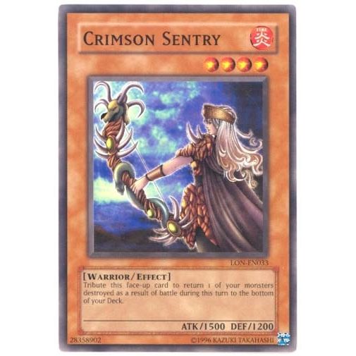 Image for Crimson Sentry (LON-EN033) (LON-EN) - YuGiOh