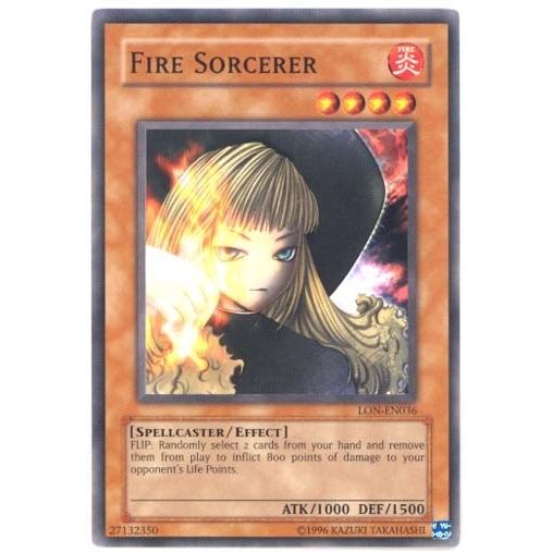 Image for Fire Sorcerer (LON-EN036) (LON-EN) - YuGiOh