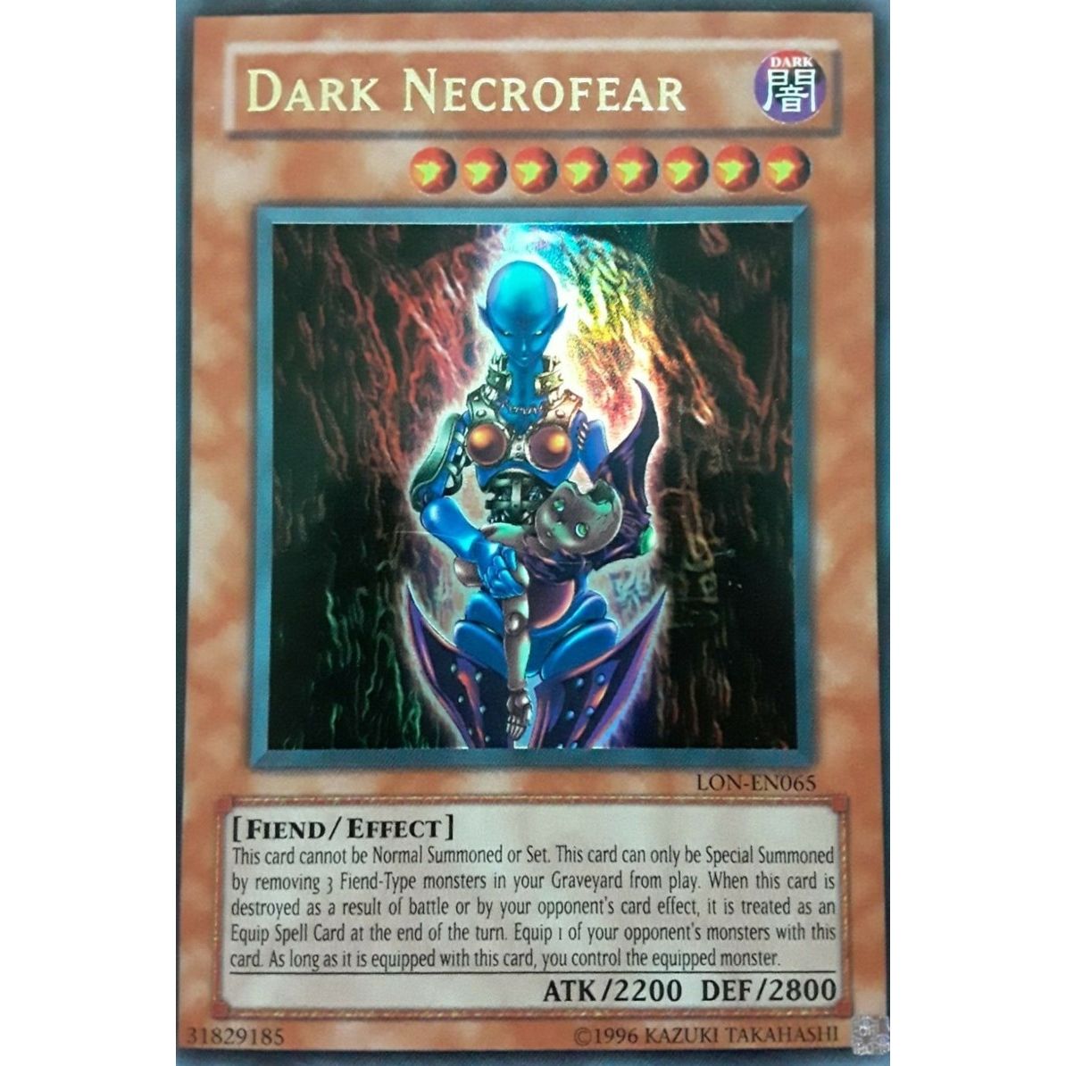 Image for Dark Necrofear (LON-EN065) (LON-EN) - YuGiOh