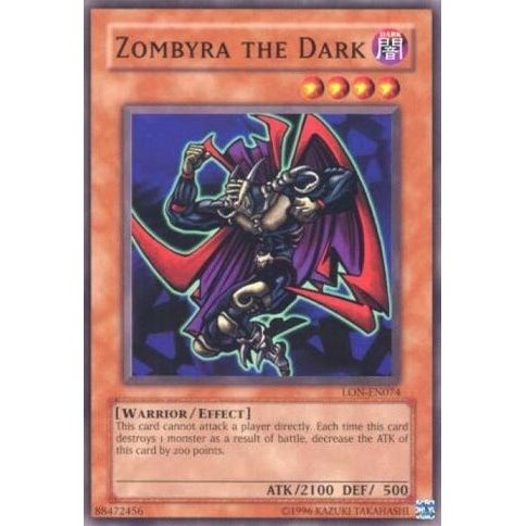 Image for Zombyra the Dark (LON-EN074) (LON-EN) - YuGiOh