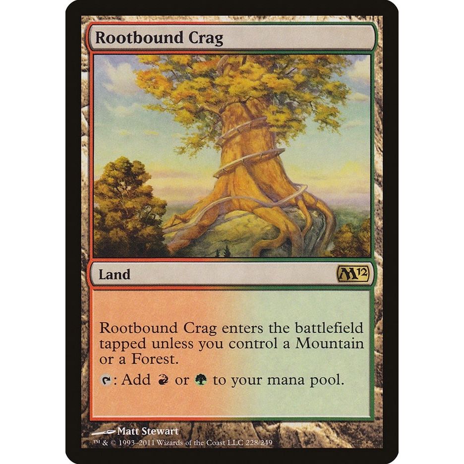 Image for Rootbound Crag (228) (M12) - Magic: The Gathering