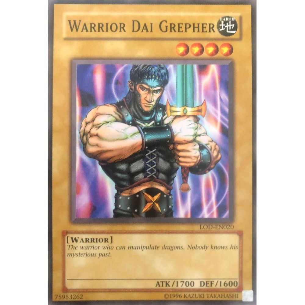 Image for Warrior Dai Grepher (LOD-EN020) (LOD-EN) - YuGiOh