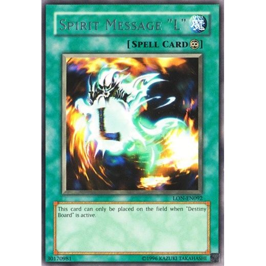 Image for Spirit Message "L" (LON-EN092) (LON-EN) - YuGiOh