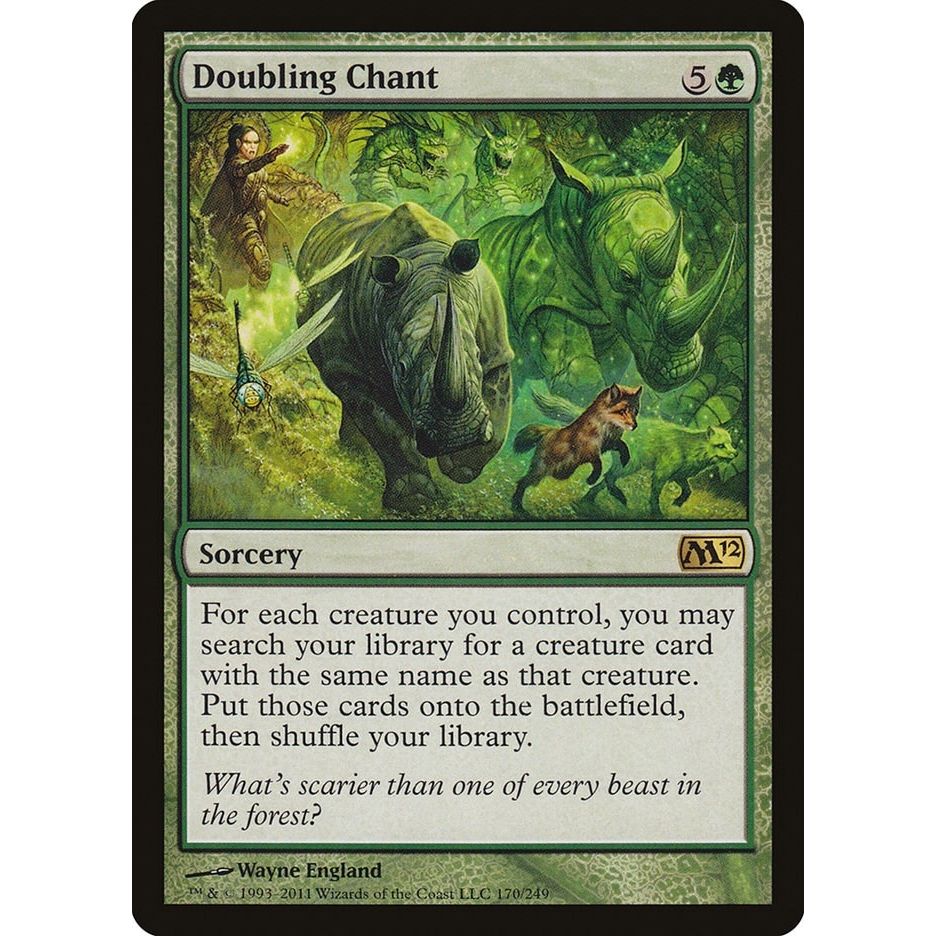 Image for Doubling Chant (170) (M12) - Magic: The Gathering