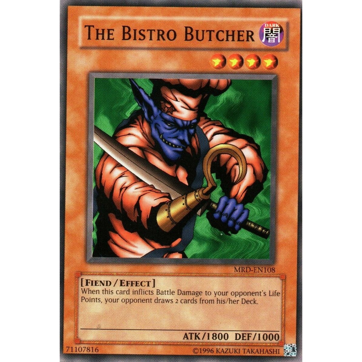 Image for The Bistro Butcher (MRD-EN108) (MRD-EN) - YuGiOh