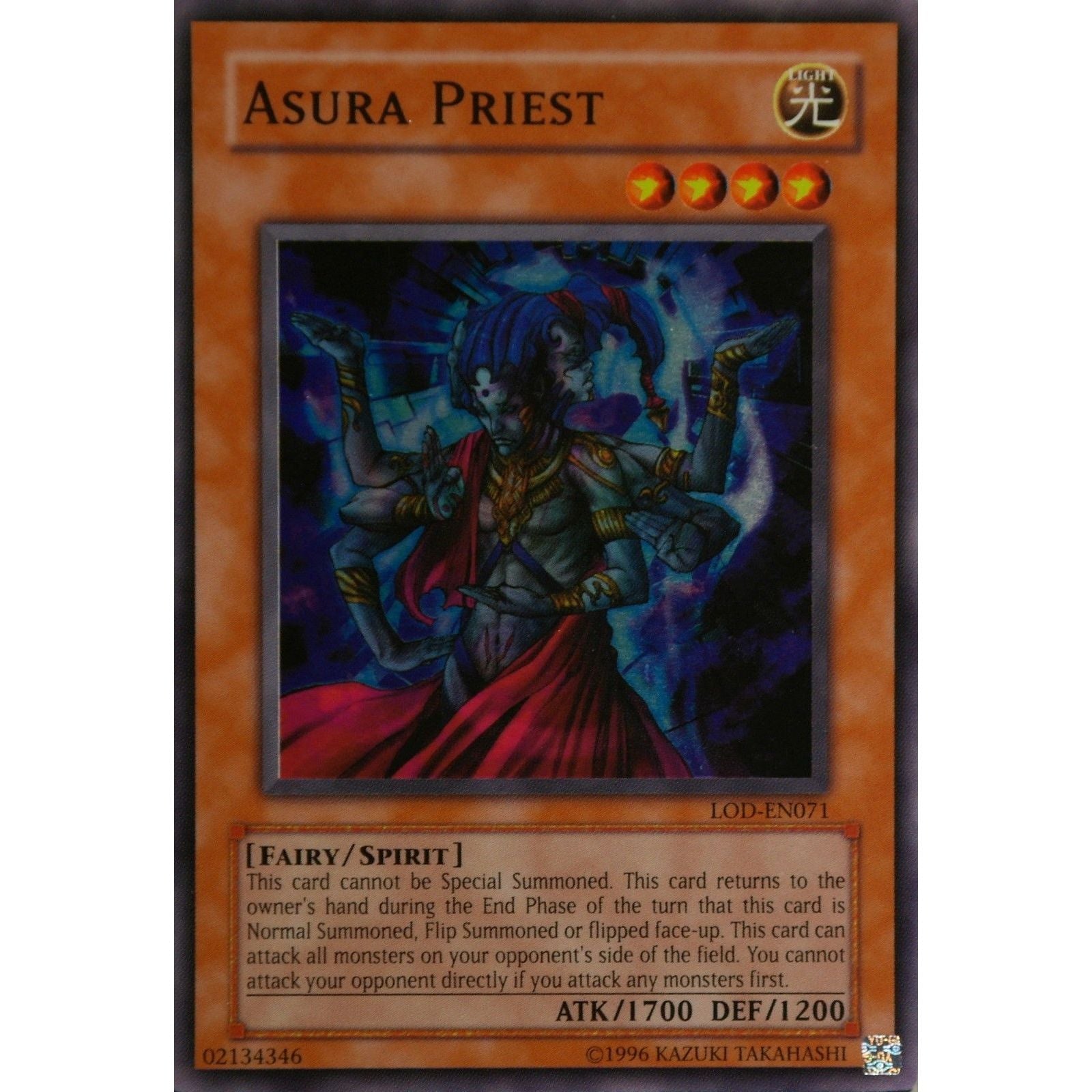 Image for Asura Priest (LOD-EN071) (LOD-EN) - YuGiOh