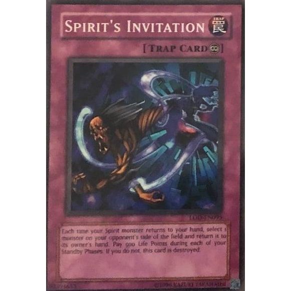 Image for Spirit's Invitation (LOD-EN095) (LOD-EN) - YuGiOh