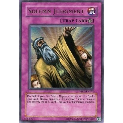 Image for Solemn Judgment (MRD-EN127) (MRD-EN) - YuGiOh