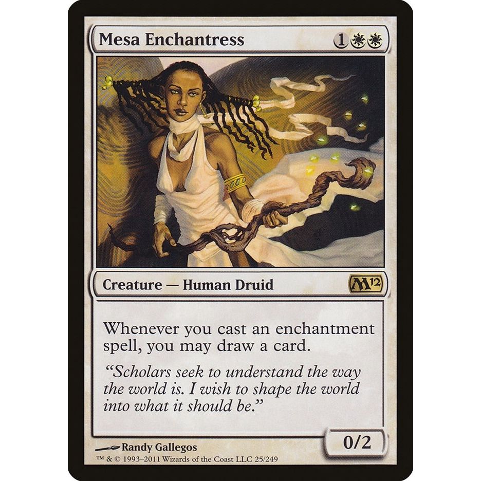 Image for Mesa Enchantress (25) (M12) - Magic: The Gathering
