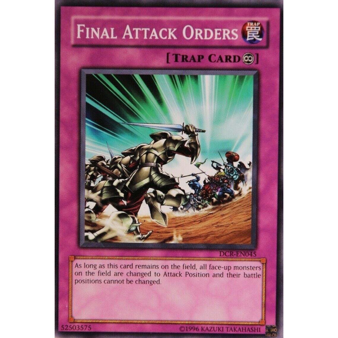 Image for Final Attack Orders (DCR-EN045) (DCR-EN) - YuGiOh