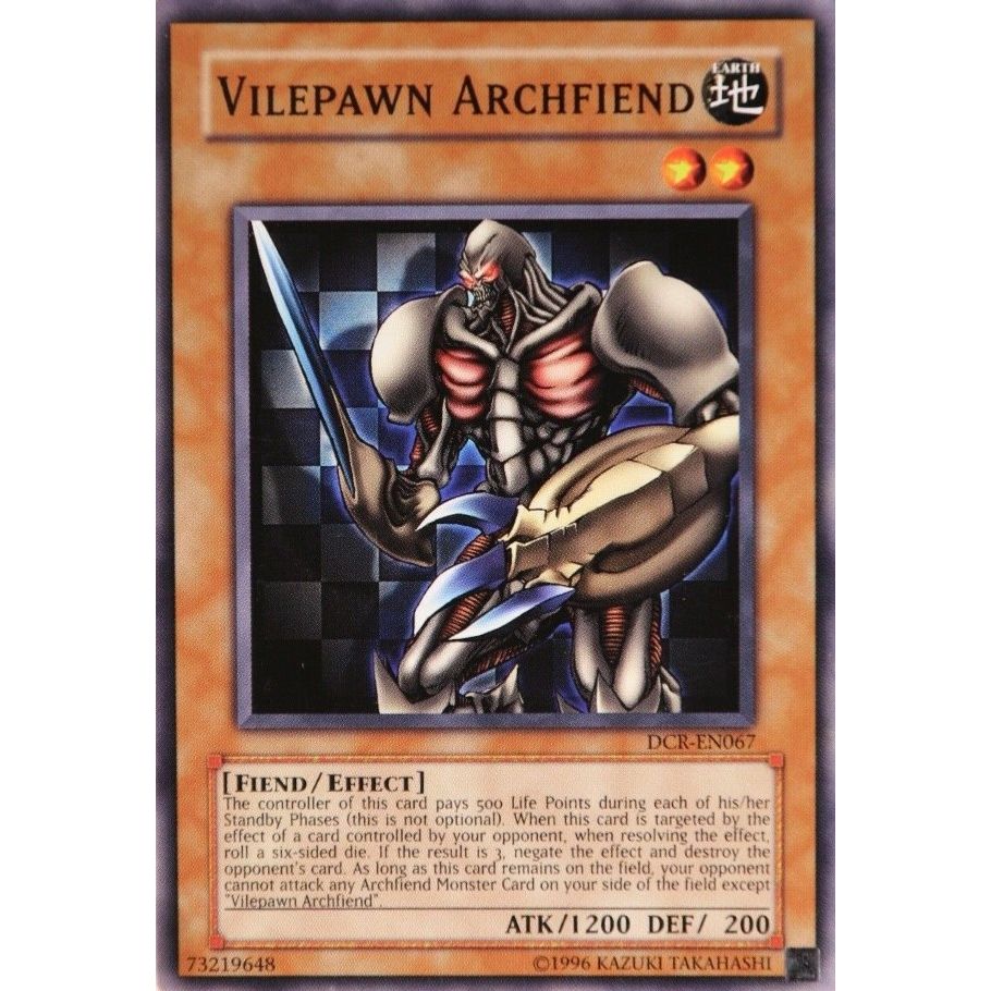 Image for Vilepawn Archfiend (DCR-EN067) (DCR-EN) - YuGiOh