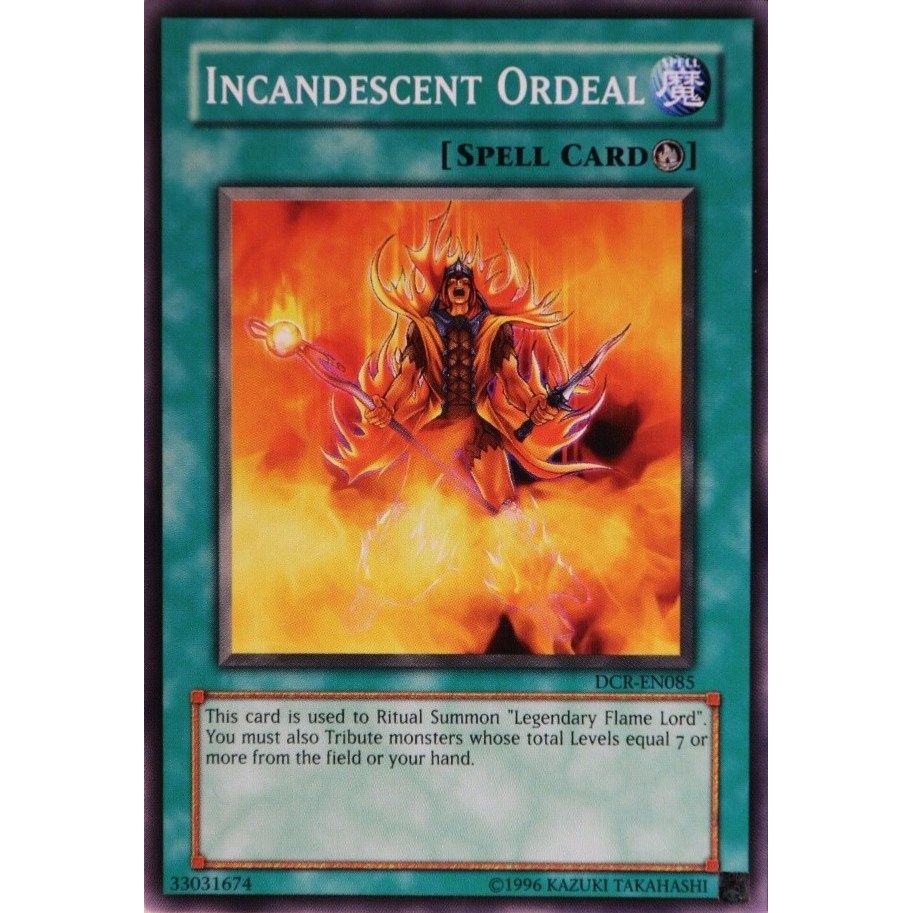Image for Incandescent Ordeal (DCR-EN085) (DCR-EN) - YuGiOh