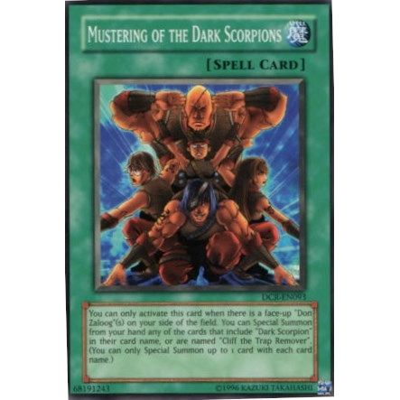 Image for Mustering of the Dark Scorpions (DCR-EN093) (DCR-EN) - YuGiOh