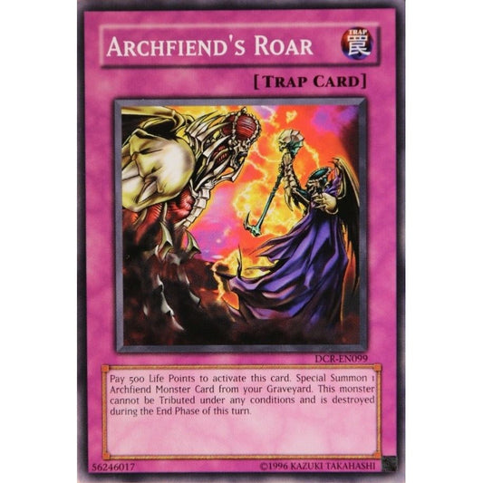 Image for Archfiend's Roar (DCR-EN099) (DCR-EN) - YuGiOh