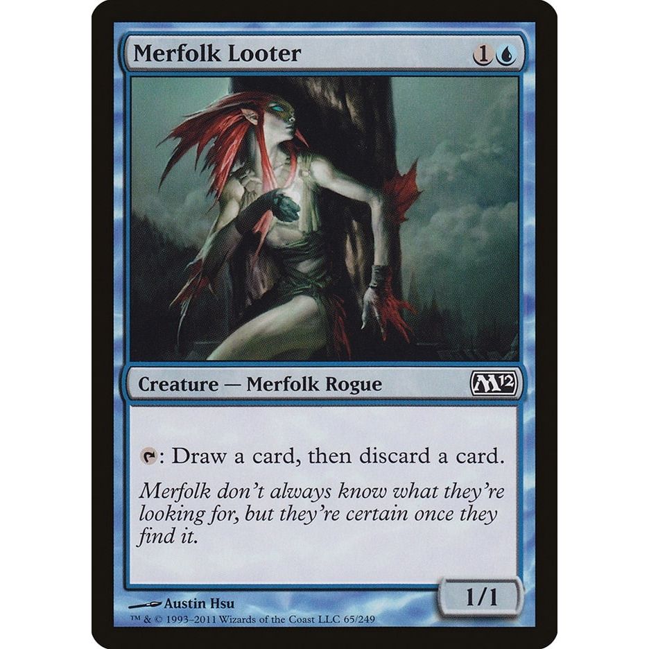 Image for Merfolk Looter (65) (M12) - Magic: The Gathering