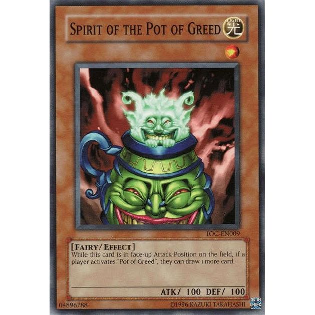 Image for Spirit of the Pot of Greed (IOC-EN009) (IOC-EN) - YuGiOh