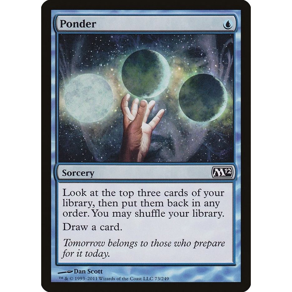 Image for Ponder (73) (M12) - Magic: The Gathering