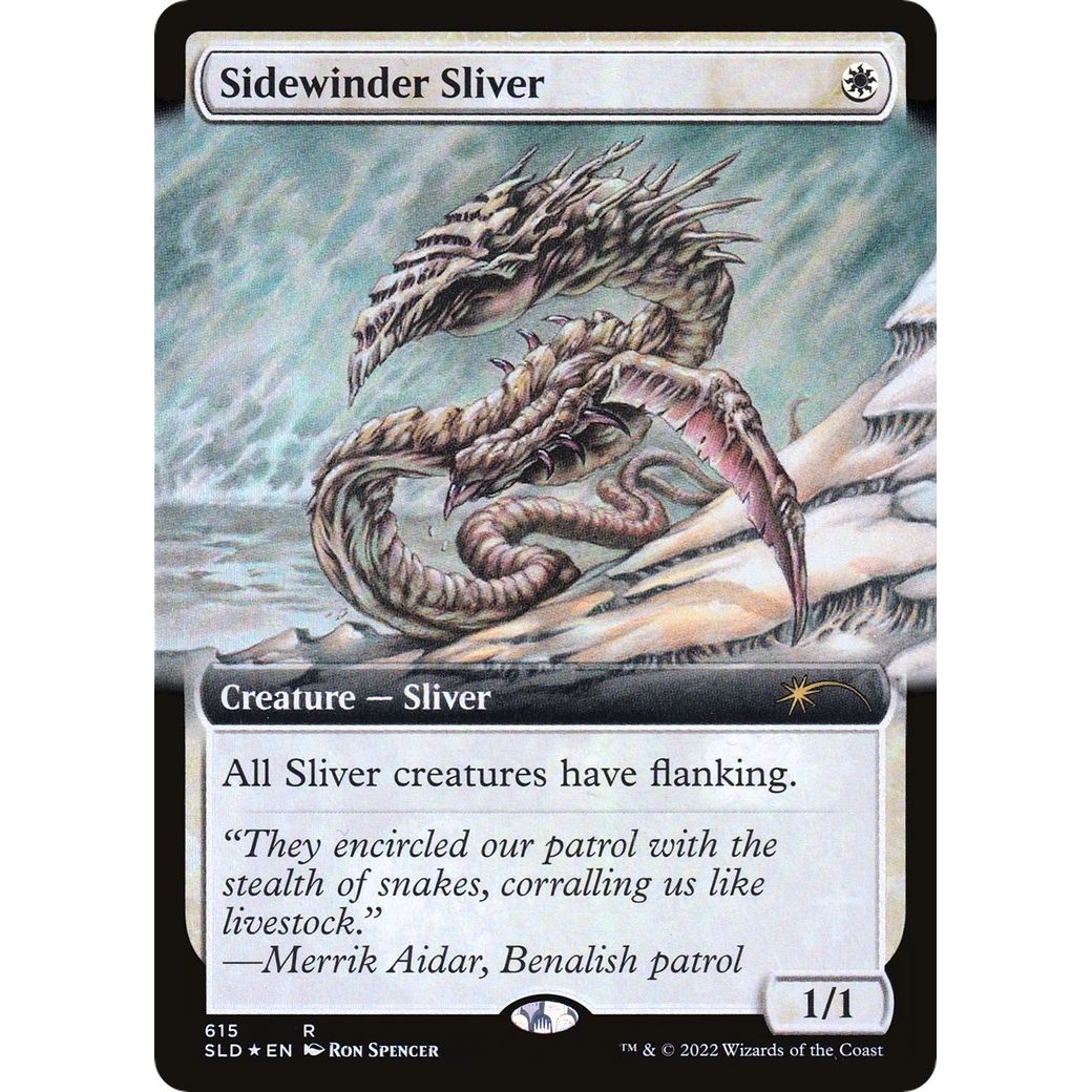 Image for Sidewinder Sliver (Extended Art) (615) (SLD) - Magic: The Gathering