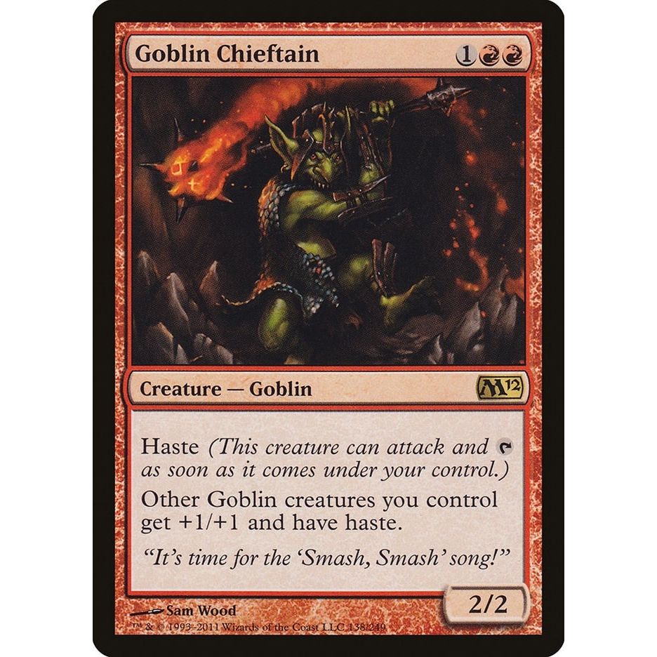 Image for Goblin Chieftain (138) (M12) - Magic: The Gathering