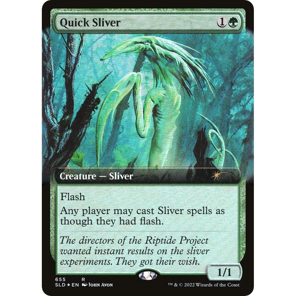 Image for Quick Sliver (Extended Art) (655) (SLD) - Magic: The Gathering