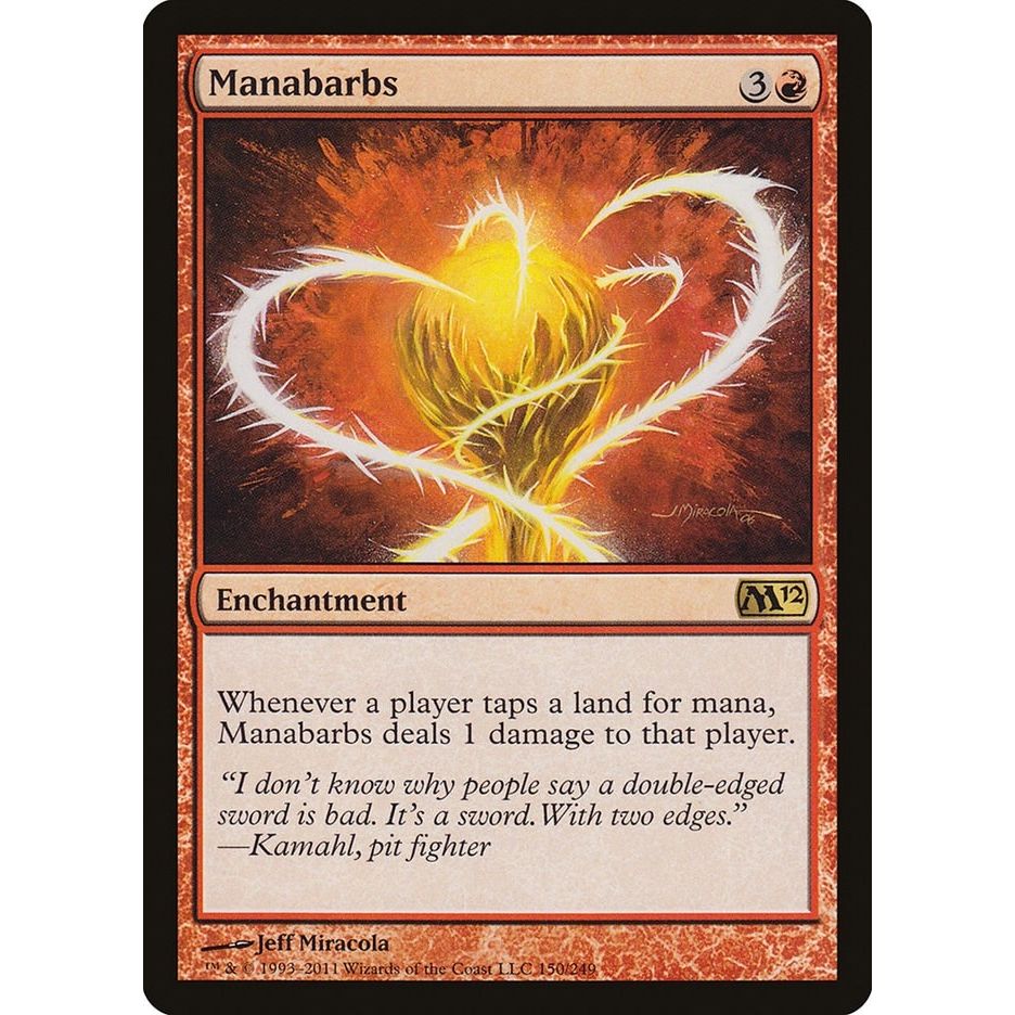 Image for Manabarbs (150) (M12) - Magic: The Gathering