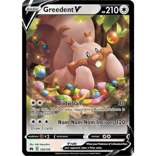 Image for Greedent V (120/159) (CRZ) - Pokemon