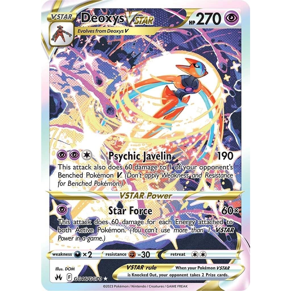 Image for Deoxys VSTAR (GG46/GG70) (CRZ:GG) - Pokemon